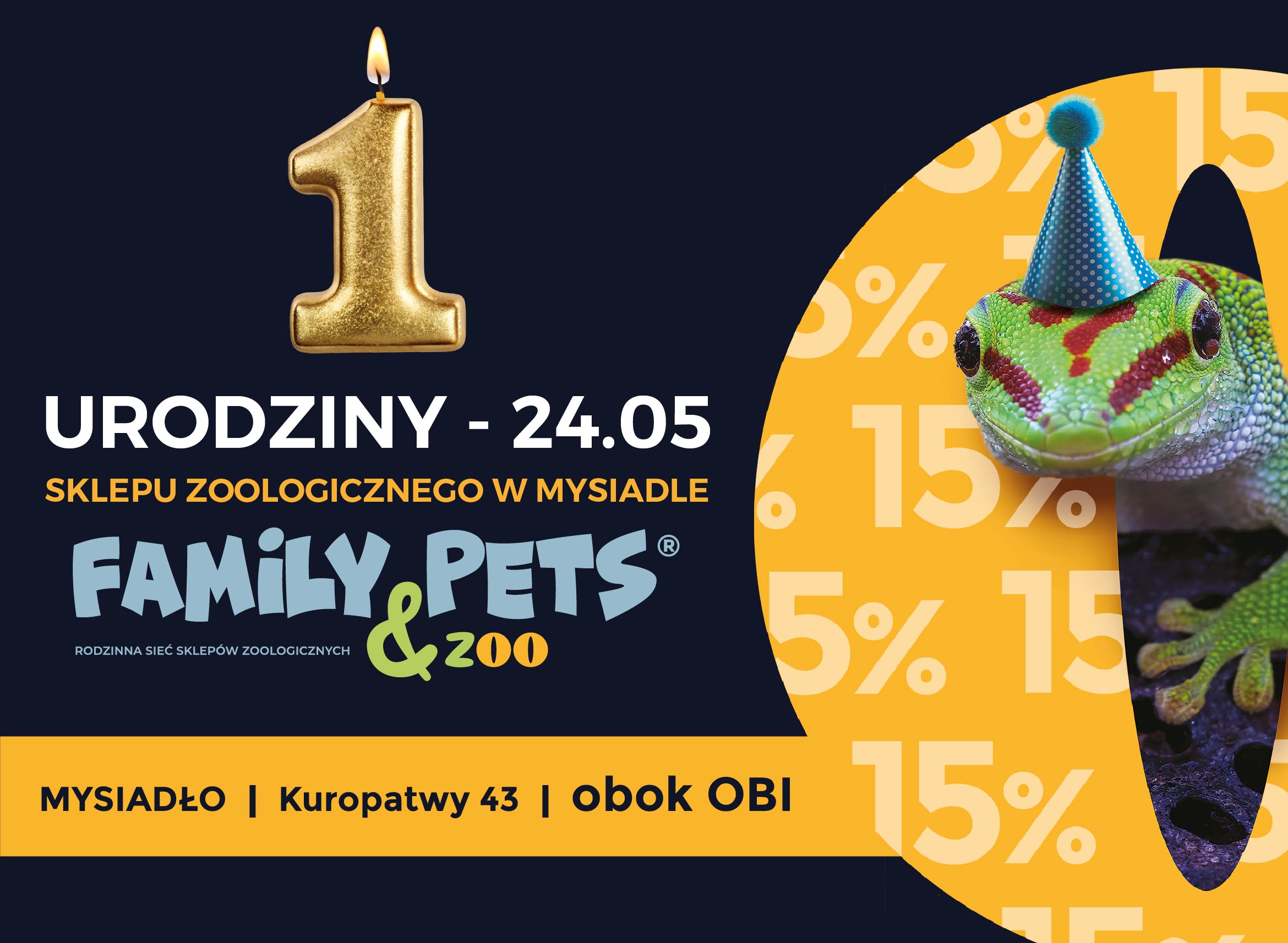 Urodziny sklepu Family Pets & Zoo w Mysiadle - 24.05.2025