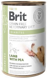 Brit Veterinary Diet Diabetes Lamb&Pea 400g
