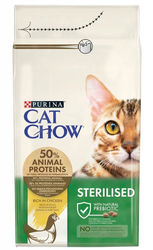 Purina Cat Chow Adult Sterilised z kurczakiem 1,5kg